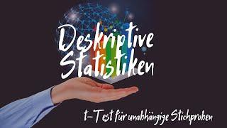 Wie werte ich  einen t-Test für unabhängige Stichproben in RStudio aus?| Deskriptive Statistiken - 4