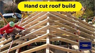 Hand cut roof build