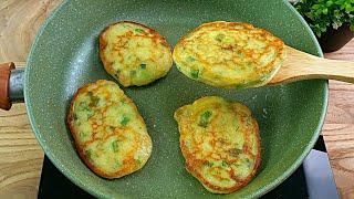 Potato pancakes with herbs. Simple, satisfying and delicious.