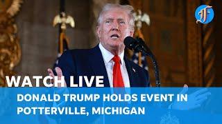 Live: Donald Trump's  Potterville, Michigan event expected to focus on manufacturing, industry