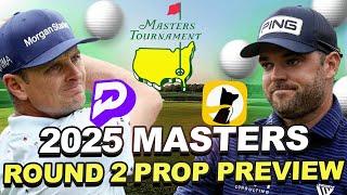 2025 Masters Round 2 Prop Preview : Weather, Pins, 3 Ball/Matchup Bets, Prize Picks + Underdog Props