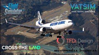 Microsoft Flight Simulator TFDi MD-11 on Vatsim - Cross the Land Americas. Cancun to Quito