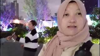 SUASANA MALAM HARI DI KAITAK ARSIDE GARDEN || HONGKONG VLOG