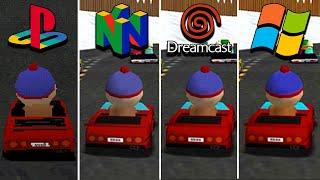 South Park Rally (2000) PS1 vs N64 vs Dreamcast vs PC (Which One is Better?)