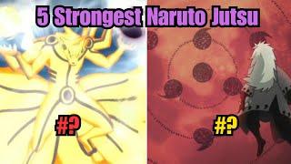 The 5 Strongest Jutsu in Naruto l #shorts