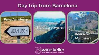 An amazing day trip from Barcelona - visit top Penedes winery and famous Montserrat Monastery