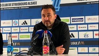 Strasbourg-OM : Roberto De Zerbi "comme le disait Marcelo Bielsa, on apprend dans la défaite".