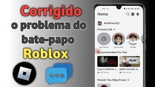 Como corrigir falha no chat móvel do Roblox | roblox chat não funciona no celular