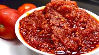 टमाटर की ऐसी चटपटी चटनी एक बार बनाये और महीनो तक खाये | Tamatar Chutney | Tasty Tomato Pickle /Dip