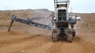 Wirtgen SM2500 Surface Miner Working in Limestone Quarry, Minneapolis, USA