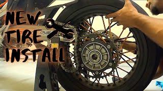 Replacing Rear Tire On 2020 KTM 690 SMCR | Mr2Moto