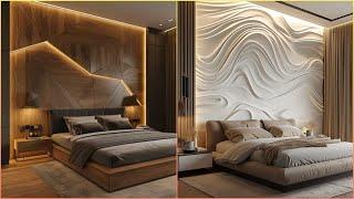 100 Modern Wall Panel Design For Bedroom 2024 Home Wall Decoration | Interior Wall Design Ideas