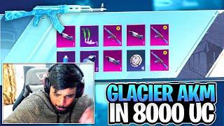 Luckiest AKM Glacier Crate Opening Full Max - New AKM Skin - PUBG MOBILE - FM RADIO GAMING