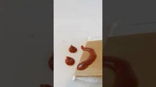 Picking up sauce without changing its shape