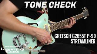 TONE CHECK: Gretsch G2655T-P90 Streamliner Center Block Jr. Double Cut | No Talking