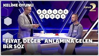 "Fiyat, değer" anlamına gelen bir söz | Kelime Oyunu