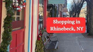 Shopping in Rhinebeck, NY -   The Holidays and Beyond