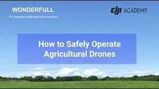 DJI Agriculture | Wonderfull| DJI Agras T40| How to safely operate agricultural drone