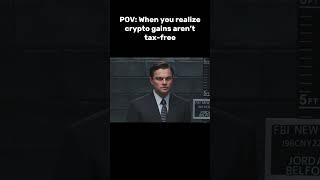 POV: when you realize crypto gains aren’t tax free… #crypto #trading #viral #fyp