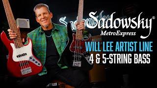 NEW! The Sadowsky MetroExpress Will Lee Signature Model | 4- & 5-String | Demo with Andy Irvine