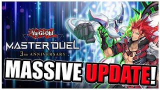 *MASSIVE* ANNIVERSARY UPDATE IS HERE! LIVE PACK OPENING! | Yu-Gi-Oh! Master Duel