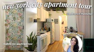 MY *REALISTIC* NYC APARTMENT TOUR // $2350 one bedroom in manhattan (apartment tour before i move)