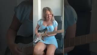 Danger Zone- Top Gun Guitar solo (Cover) Mimi