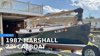 1987 MARSHALL 22' CATBOAT for sale in New Shoreham, Rhode Island, US