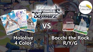 Hololive (4 Color) vs. Bocchi the Rock! (R/Y/G) [Weiss Schwarz]