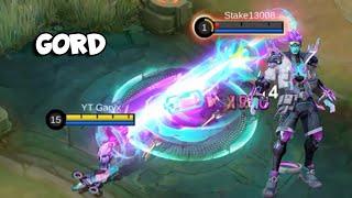 MLBB GAMEPLAY GORD EPIC SKIN || GORD NEW SKIN || MOBILE LEGENDS NEW SKIN