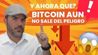 Bitcoin no sale del peligro y el mercado accionario tampoco.