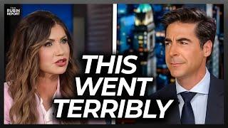 Kristi Noem's Train-Wreck Fox News Interview Just Made Her Life Much Worse