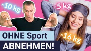 Mit diesen 3 Tipps nimmst du OHNE Sport ab! [Plus 2 Bonus Tipps]