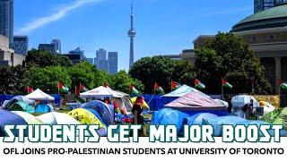 Major Union Org. Joins Pro-Palestinian Students At University of Toronto