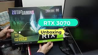 Nvidia Rtx 3070 Zotac Gaming Twin Edge OC Edition Unboxing
