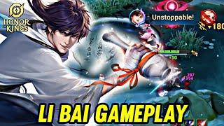 HOK : LI BAI GAMEPLAY | IN JUNGLE - HONOR OF KINGS