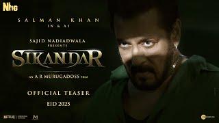 SIKANDAR: Official Teaser | Salman Khan | Sajid Nadiadwala | A.R. Murugadoss | EID 2025