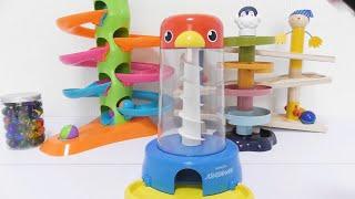 Marble run race   Summary video of over 10 types of Colorful marble .Compilation  1h video ！