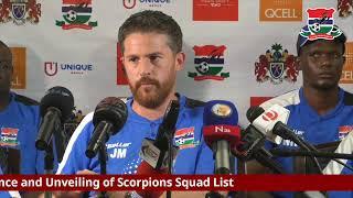 Press Conference and Unveiling of Scorpions Squad List