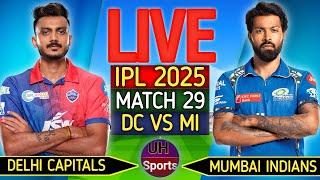 IPL Live: Mumbai vs Delhi, 29th Match IPL 2025 | Live Score & Commentary | MI VS DC Live, MI 15 OV