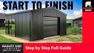 DIY How To Build A Shed Yourself From Scratch : Complete Step by Step Guide to Building a Garage NZ