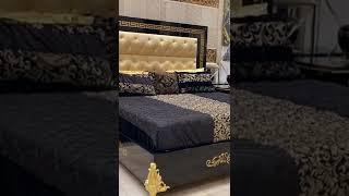 live bedroom furniture design double bed ! simple furniture design 2024 ! 03014214239