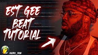 How To Make Dark Beats For Est Gee | Bigger Than Life Fl Studio Tutorial