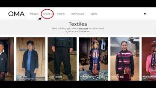 An Introduction to the Oma Traditional Textile Design Database