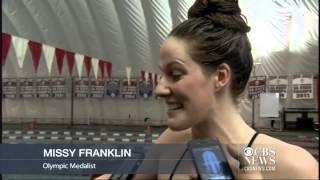 Olympian Missy Franklin swims in high school meet