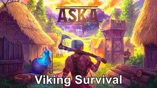 Promising New Viking Survival Game - ASKA Gameplay - Day 1