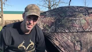 Ameristep Brickhouse Hunting Blind Unboxing/Setup