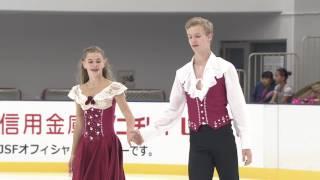 2016 ISU Junior Grand Prix - Yokohama - Free Dance - Polina IVANENKO / Daniil KARPOV RUS