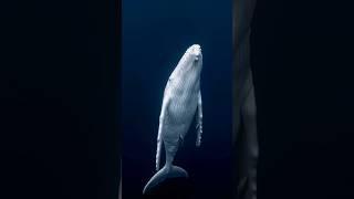 The rare all-white humpback calf #earth #goviral #discoverearth #trending #travel #nature #viral