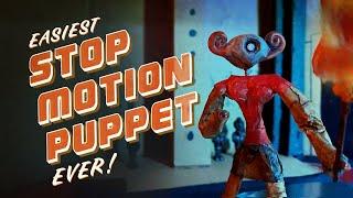 HOW TO Build the EASIEST Stop Motion Puppet EVER!